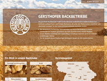Tablet Screenshot of gersthofer-backbetriebe.de